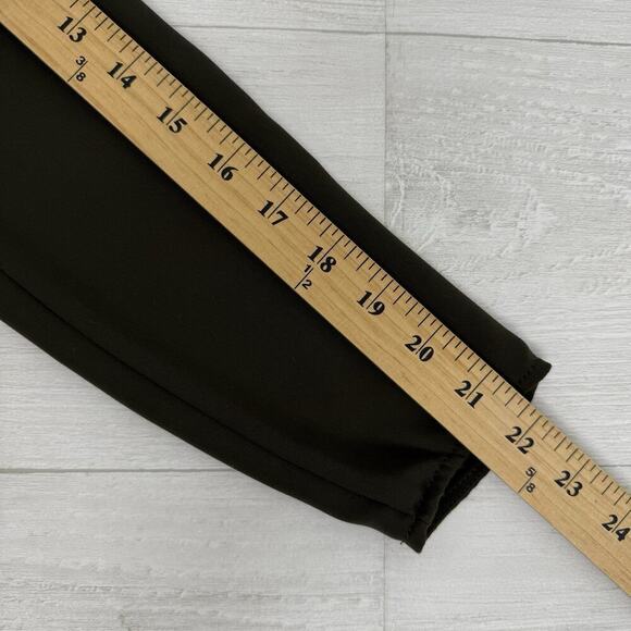 Aritzia Babaton Rena Top Popover Blouse Size XS Olive Green Long Sleeves Preppy - Picture 11 of 15